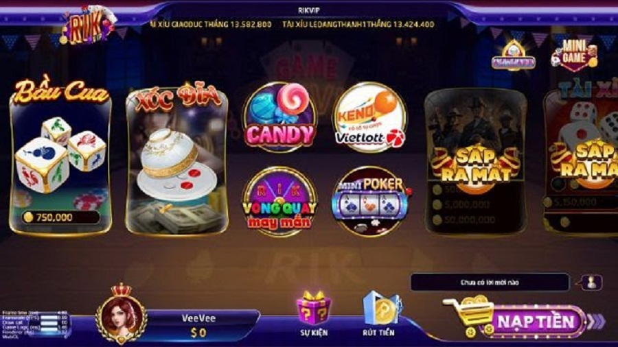 Cổng game bài đổi thưởng uy tín RikVip