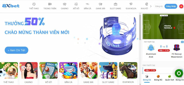 8xBet – Nhà cái đánh đề trực tuyến xanh chín nhất.