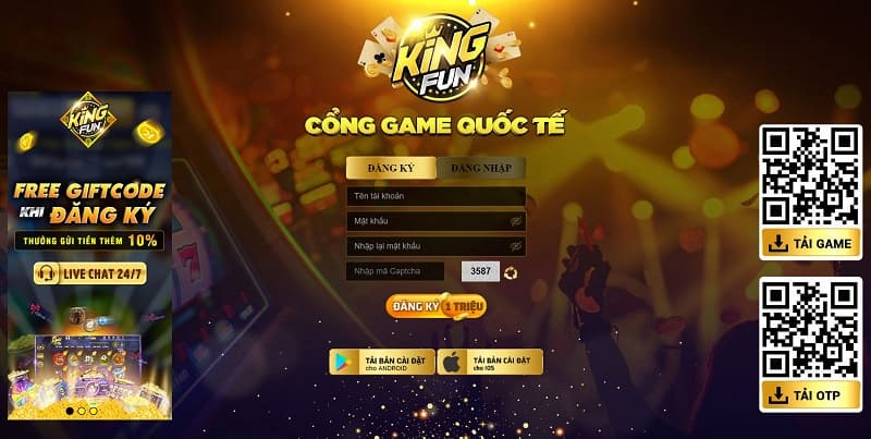 Quay hũ đổi thưởng King Fun có sức hút không hề giảm nhiệt